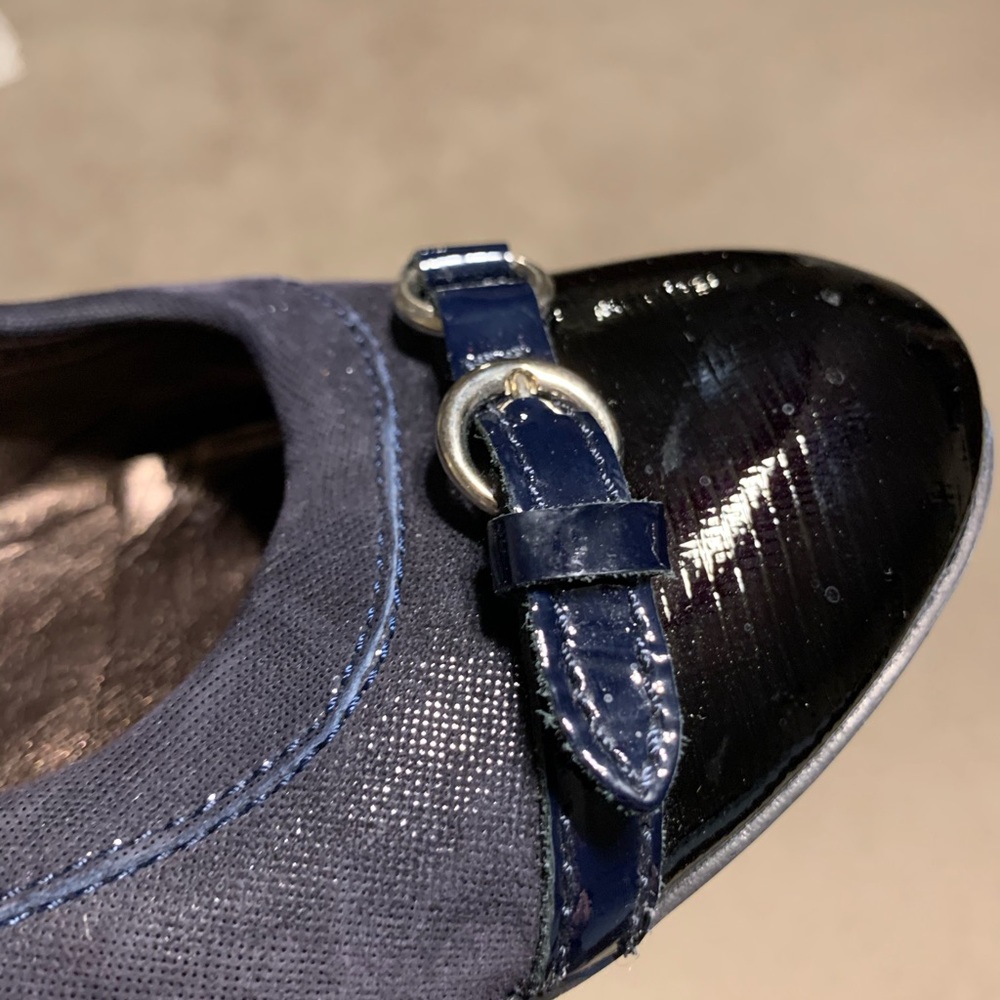 🎉 FINAL PRICE 🎉 AGL navy blue cap toe flat - Picture 6 of 7